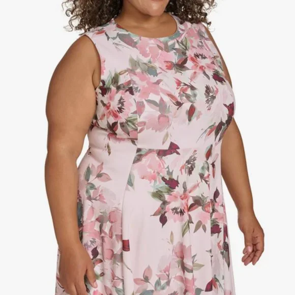 green emerald velvet dress Buy Calvin Klein Women's Plus Size PERF FIT/Flare Dress, Nectar, 14W at  Amazon.in